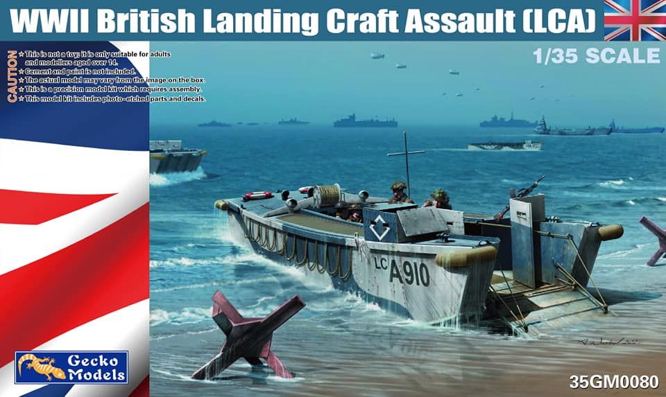 Gecko 1/35 WWII British Landing Craft Assault [LCA] 35GM0080