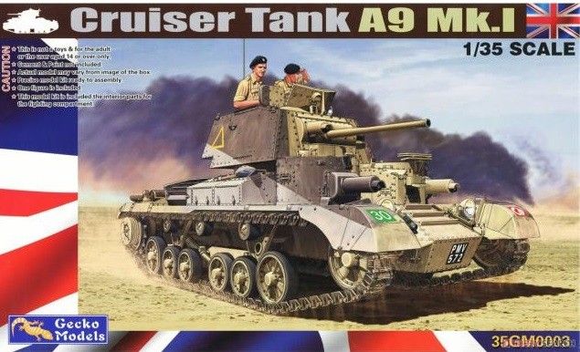 Gecko 1/35 Cruiser Tank A9 Mk.I 35GM0003