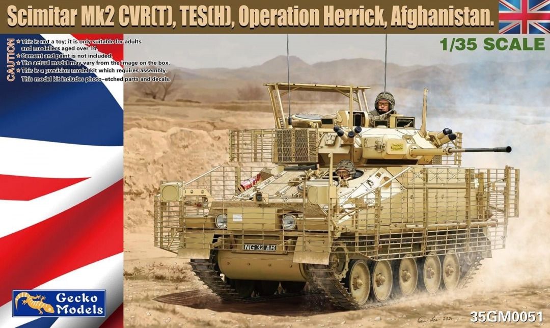 Gecko 1/35 Scimitar Mk2 CVR(T), TES(H) Operation Herrick, Afghanistan 35GM0051