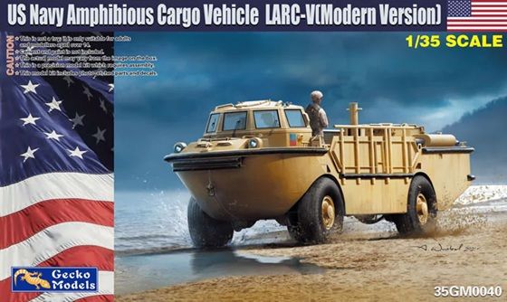 Gecko 1/35 US Navy Amphibious Cargo Vehicle LARC-V (Modern Version) 35GM0040