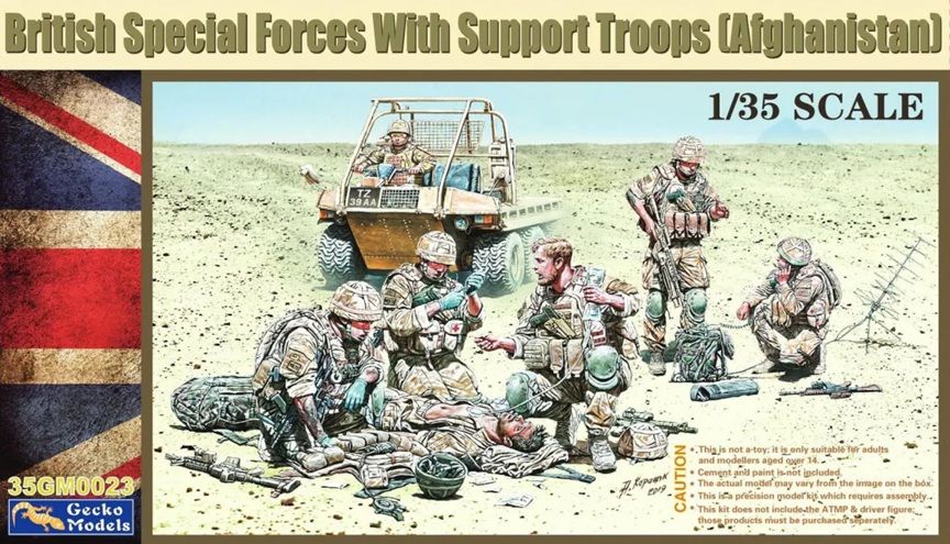 Gecko 1/35 British Special Forces with Support Troops (Afghanistan) 35GM0023