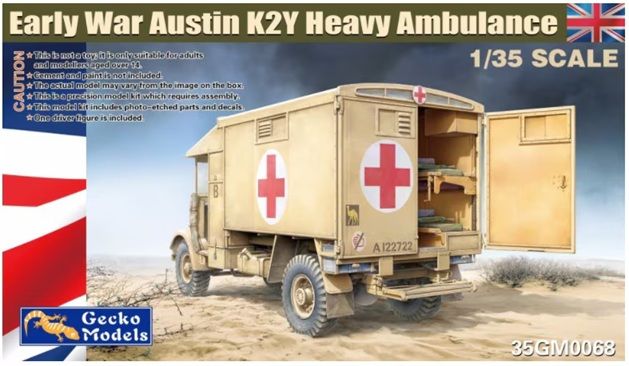 Gecko 1/35 Early War Austin K2Y Heavy Ambulance 35GM0068