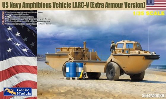 Gecko 1/35 US Navy Amphibious Vehicle LARC-V (Extra Armour Version) 35GM0039