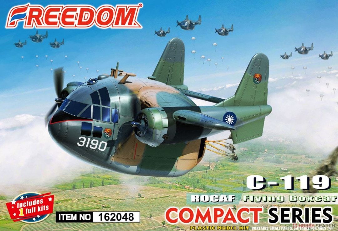 Freedom Model Kits Compact Series ROCAF C-119 Flying Boxcar 162048