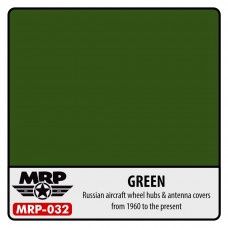 MRP/Mr Paint MRP-032 Green (wheels hubs &amp; antenna covers) Russian AF 30ml