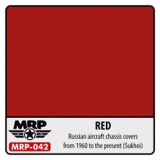 MRP/Mr Paint MRP-042 Red Chassis Covers SU-27, SU-35, SU-37 30ml