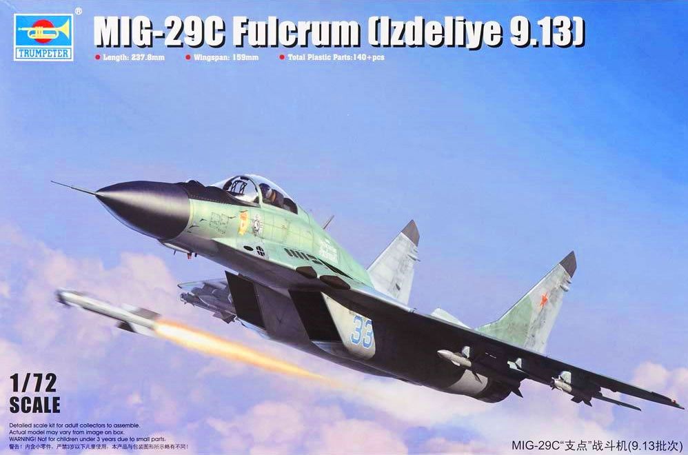 Trumpeter 1/72 MiG-29C Fulcrum (Izdeliye 9.13) 01675