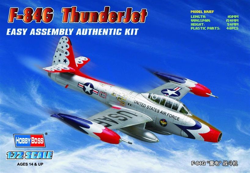 Hobby Boss 1/72 F-84G Thunderjet Easy Assembly 80247
