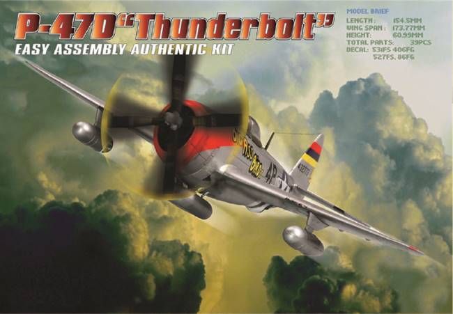 Hobby Boss 1/72 P-47D "Thunderbolt" Easy Assembly 80257