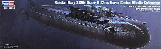 Hobby Boss 1/350 Russian Navy SSGN Oscar II Class Kursk Cruise Missile Submarine 83521