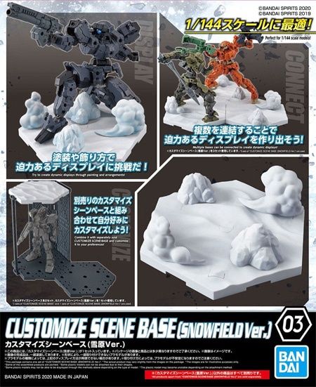 Bandai 1/144 30MM / 30 Minute Missions Customize Scene Base #03 (Snowfield Version) 5059550