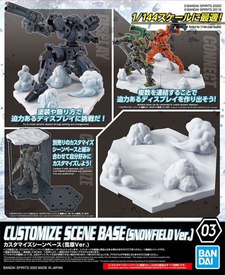 Bandai 1/144 30MM / 30 Minutes Missions Customize Scene Base #03 (Snowfield Version) 5059550