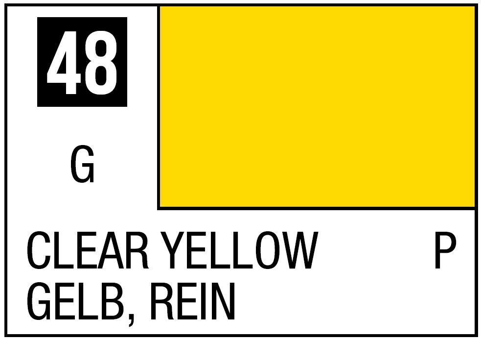 Mr Hobby Mr. Color C048 Clear Yellow 10ml