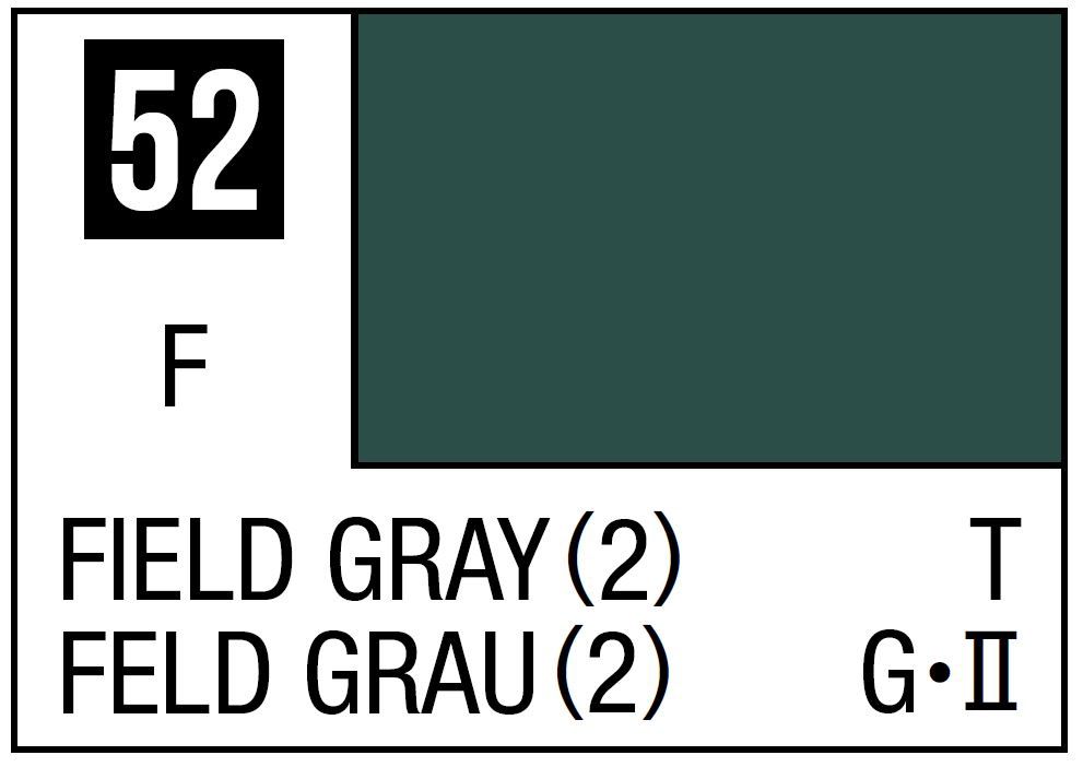 Mr Hobby Mr. Color C052 Field Gray (2) - (Flat) 10ml