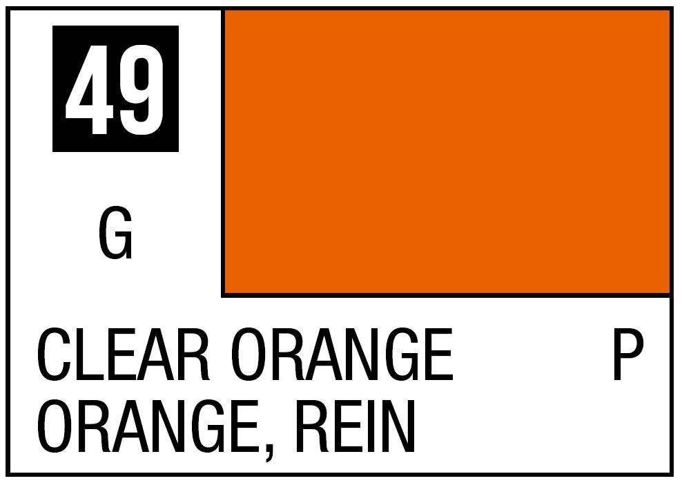 Mr Hobby Mr. Color C049 Clear Orange - (Gloss) 10ml