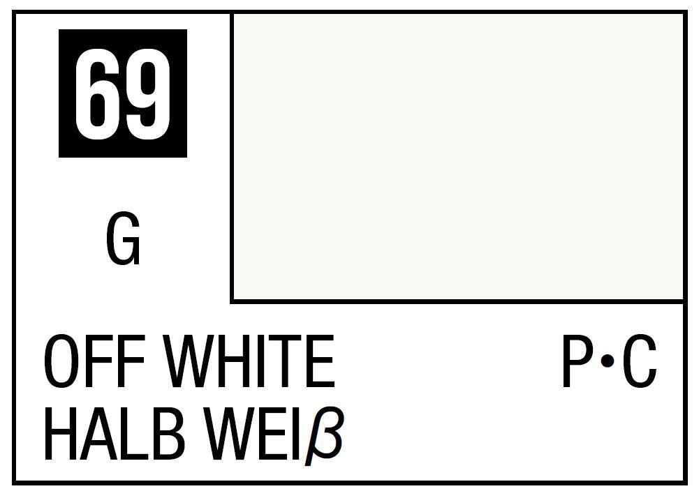 Mr Hobby Mr. Color C069 Off White - (Gloss) 10ml
