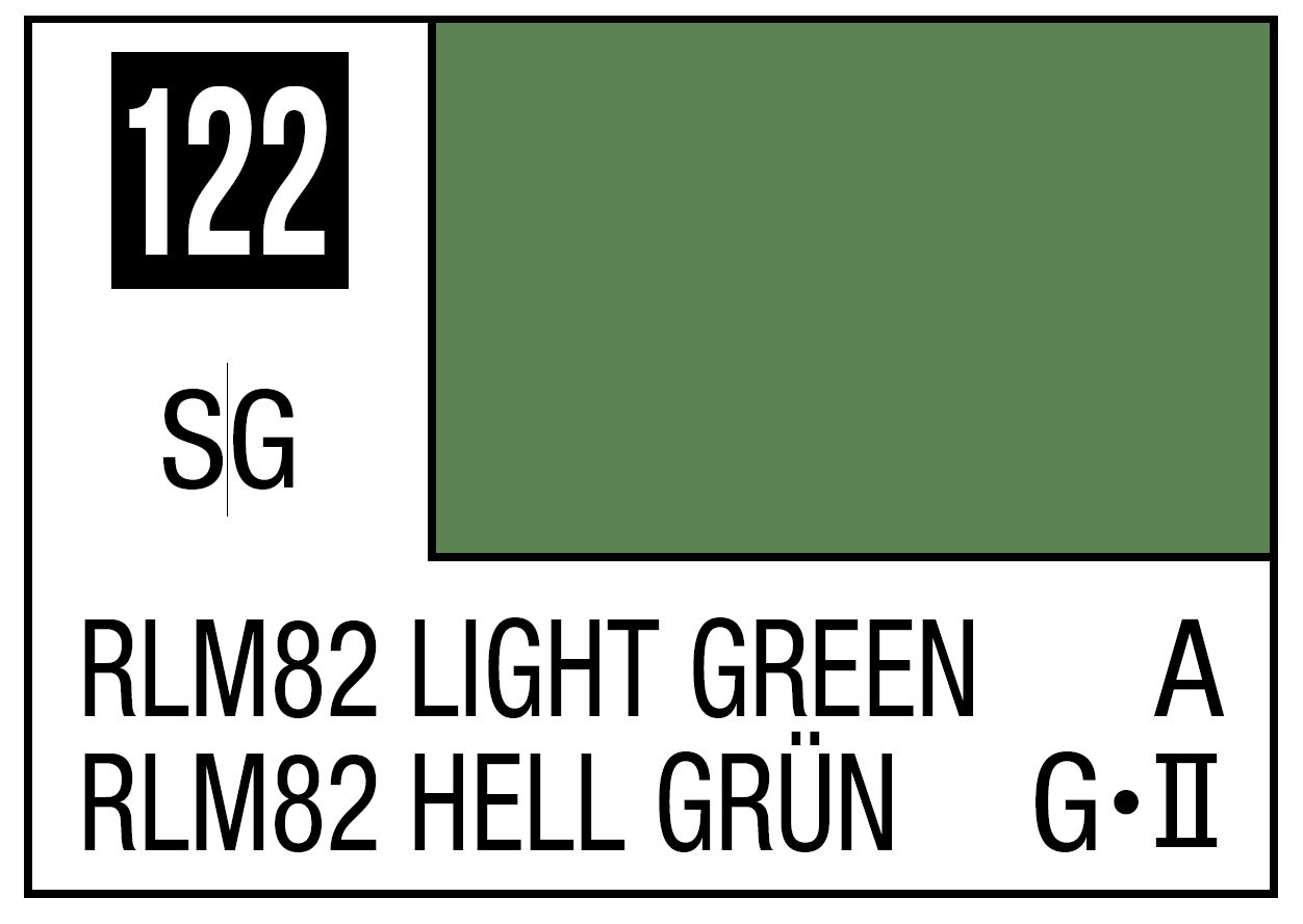 Mr Hobby Mr. Color C122 RLM82 Light Green - (Semi Gloss) 10ml