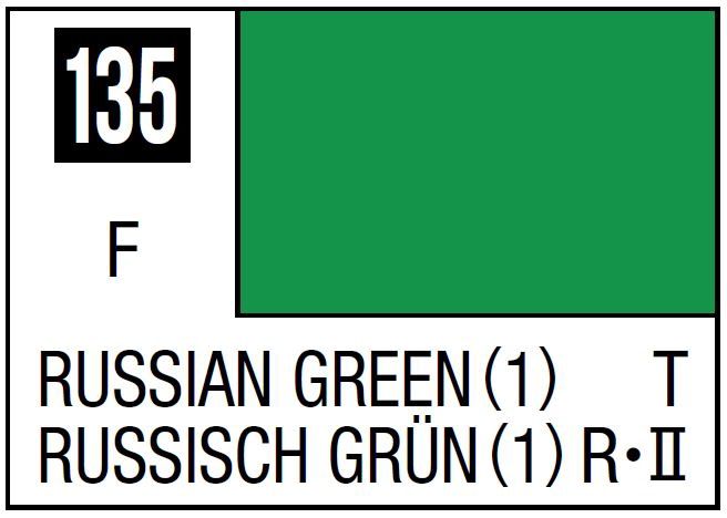 Mr Hobby Mr. Color C135 Russian Green(1) - (Flat) 10ml