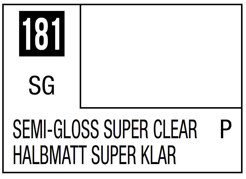 Mr Hobby Mr. Color C181 Semi-Gloss Super Clear - (Semi Gloss) 10ml