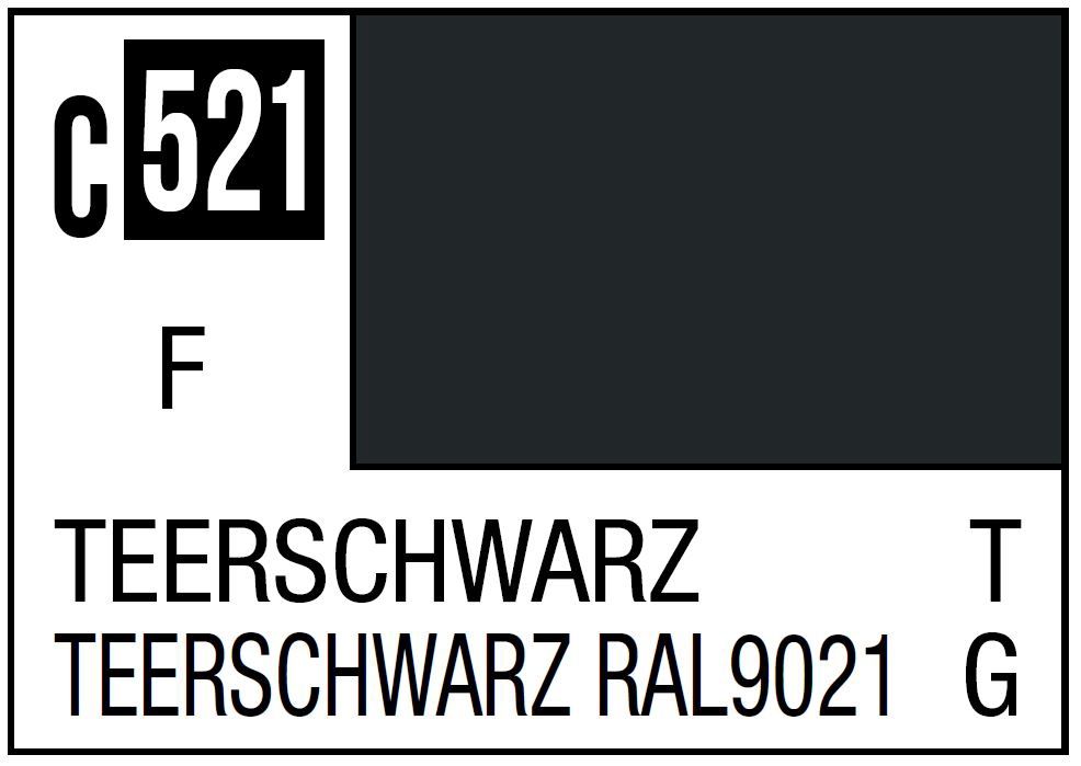 Mr Hobby Mr. Color Teerschwarz (Flat) 10ml