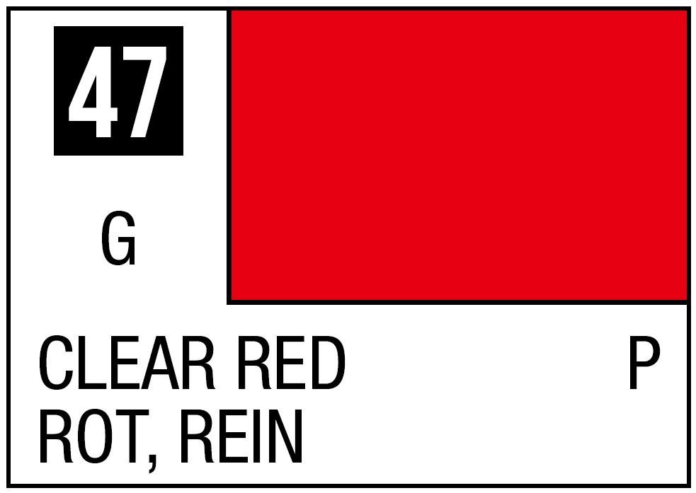 Mr Hobby Mr. Color C047 Clear Red 10ml