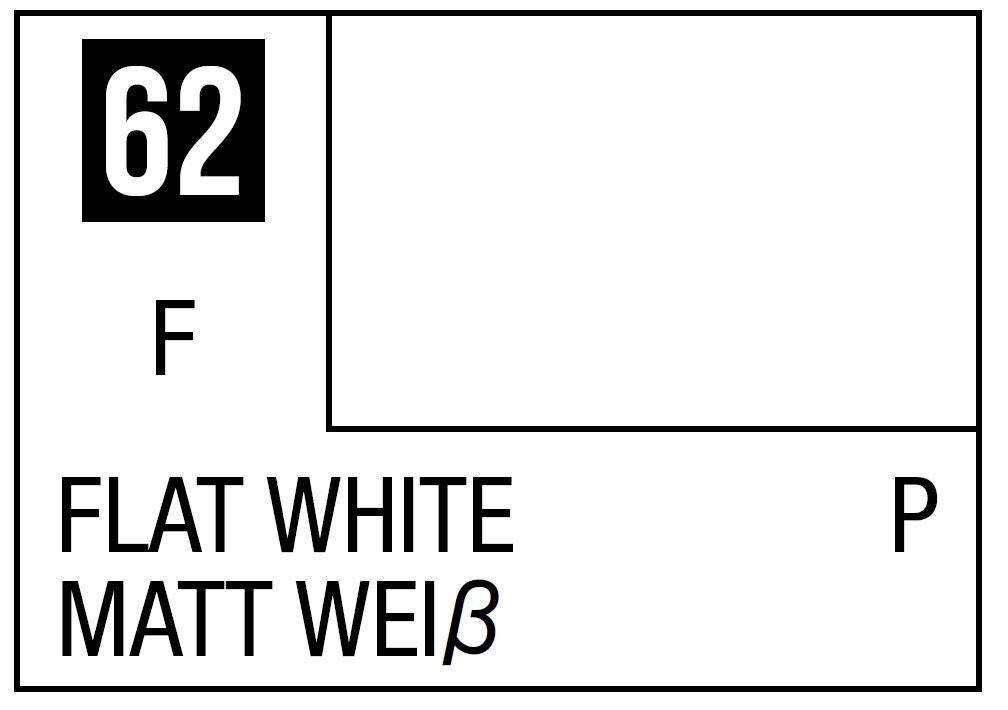 Mr Hobby Mr. Color C062 Flat White - (Flat) 10ml