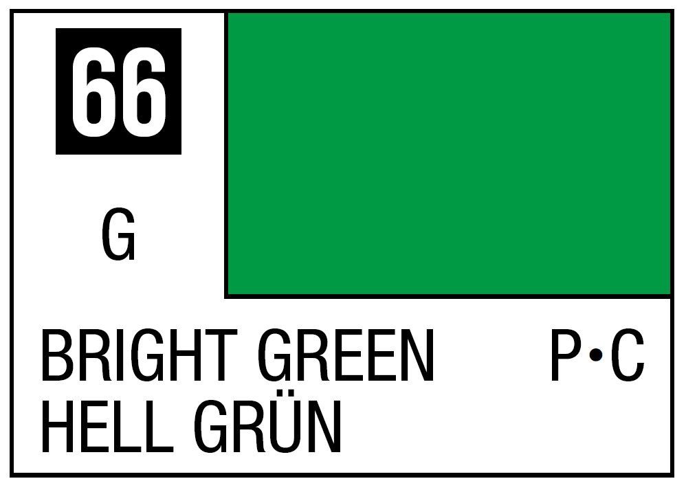 Mr Hobby Mr. Color C066 Bright Green - (Gloss) 10ml