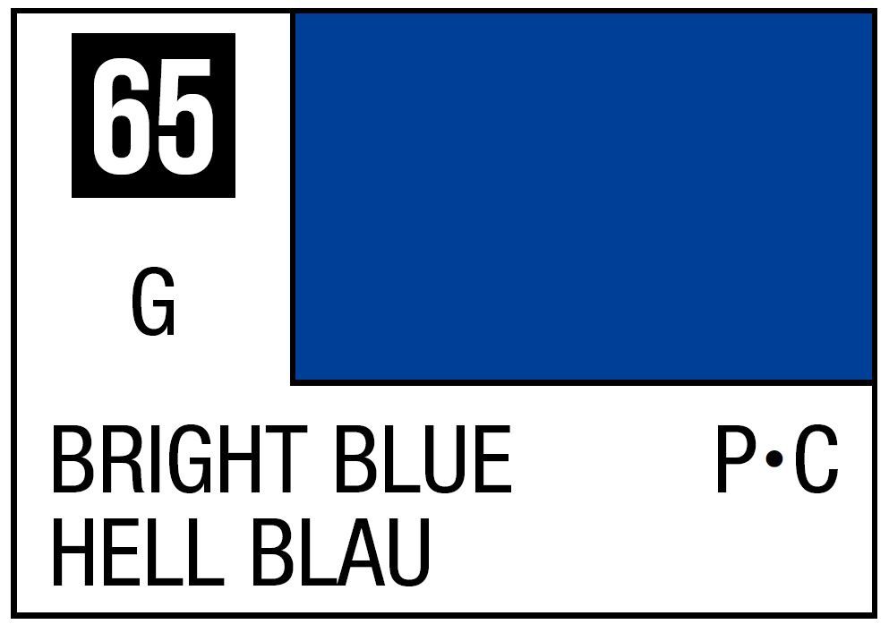 Mr Hobby Mr. Color C065 Bright Blue - (Gloss) 10ml