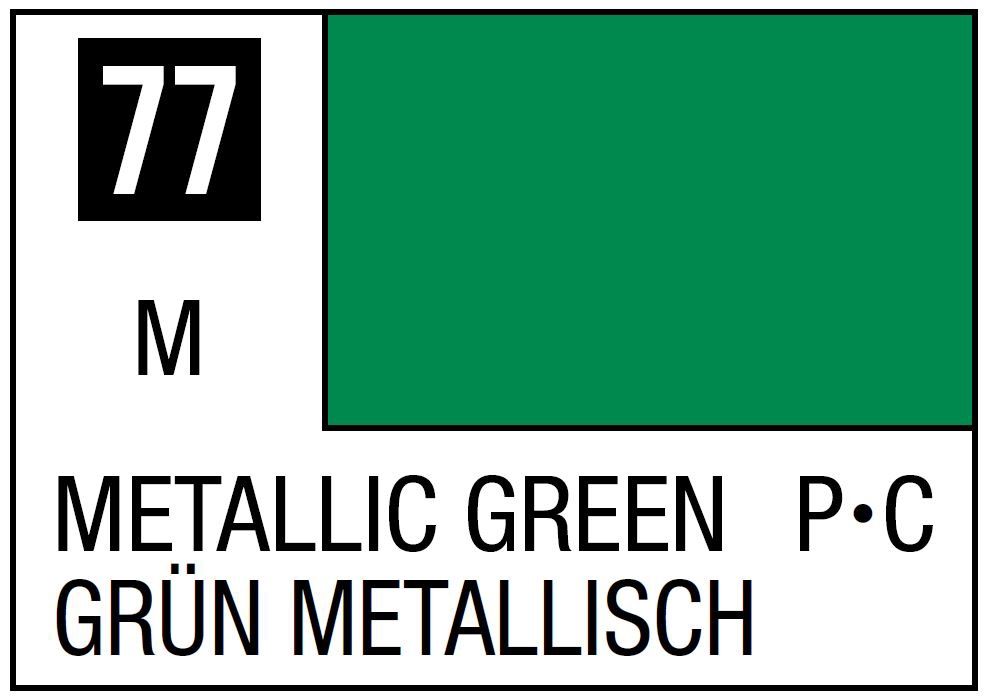 Mr Hobby Mr. Color C077 Metallic Green - (Metallic) 10ml