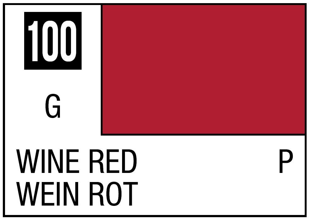Mr Hobby Mr. Color C100 Wine Red - (Gloss) 10ml