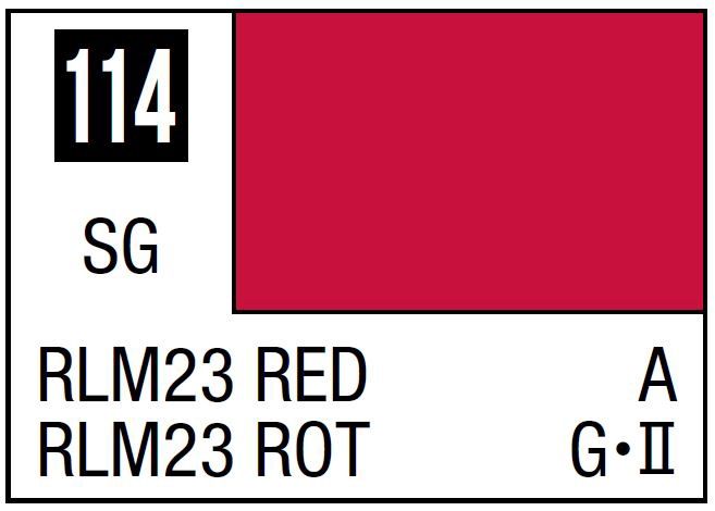 Mr Hobby Mr. Color C114 RLM23 Red - (Semi Gloss) 10ml