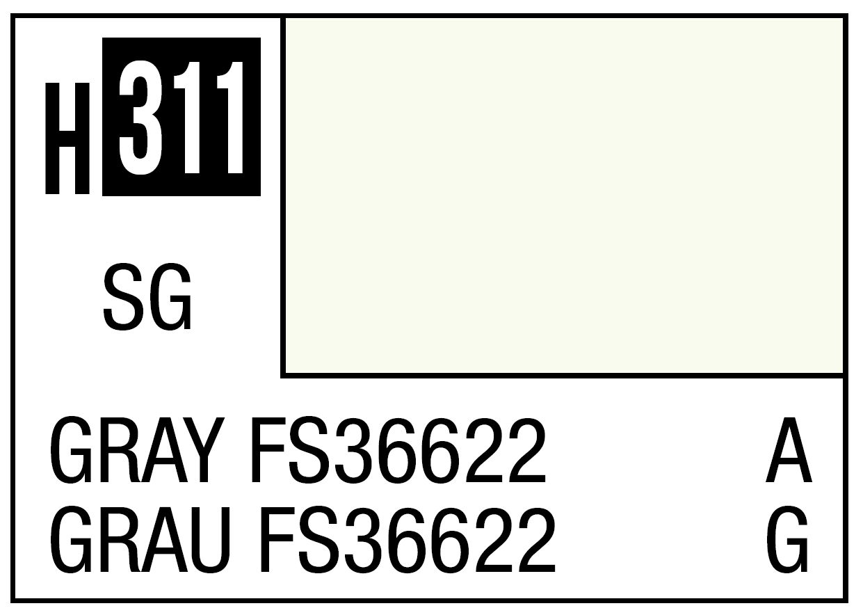 Mr Hobby Mr. Color C311 FS36622 Gray  - (Semi Gloss) 10ml