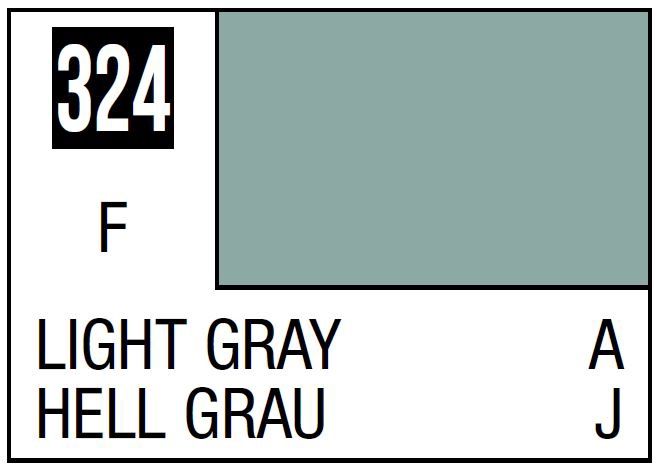 Mr Hobby Mr. Color C324 Light Gray  - (Flat) 10ml