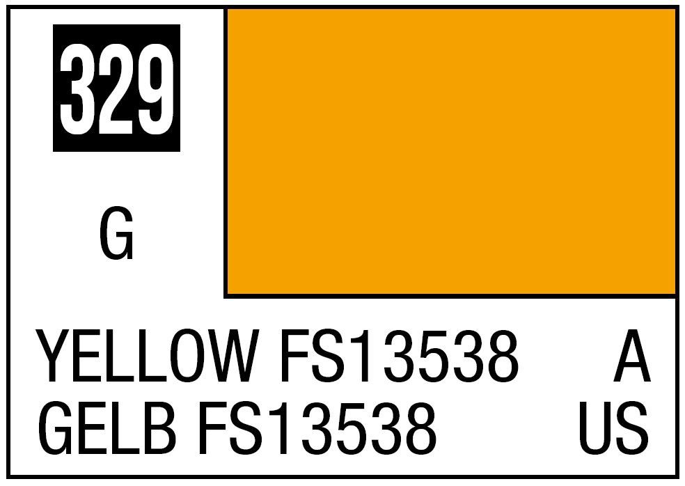 Mr Hobby Mr. Color C329 FS13538 Yellow - (Gloss) 10ml