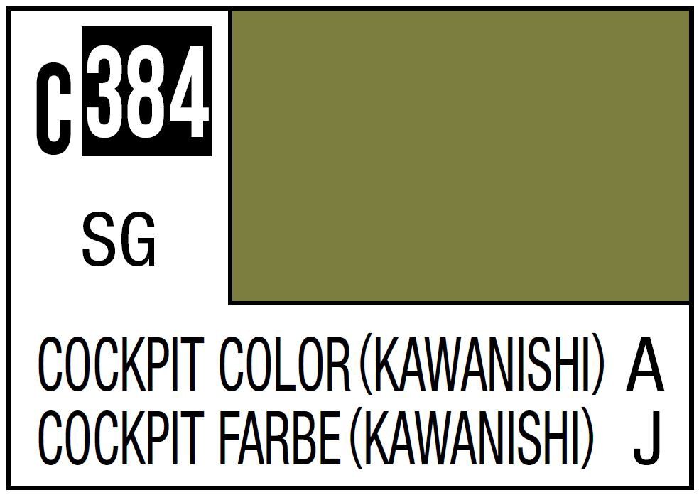 Mr Hobby Mr. Color C384 Cockpit Color Kawanishi (Semi-Gloss) 10ml