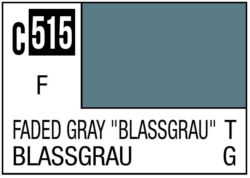 Mr Hobby Mr. Color Faded Gray "Blassgrau" (Flat) 10ml