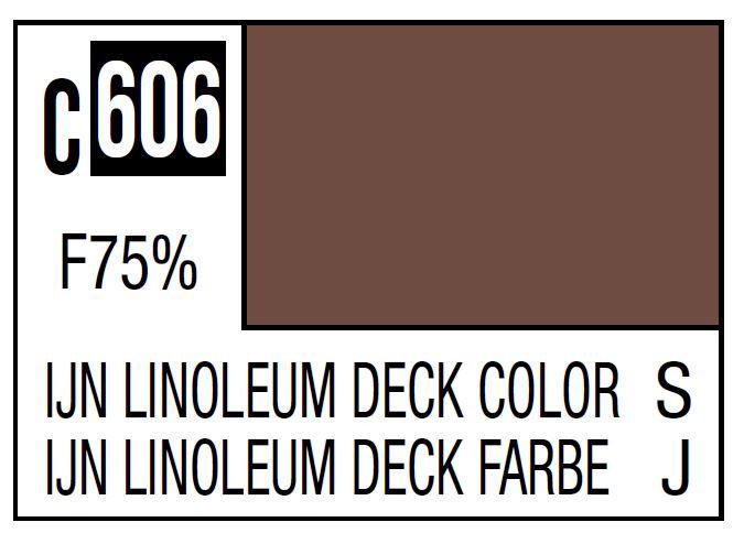 Mr Hobby Mr. Color C606 IJN Linoleum Dek Color (Flat) 10ml