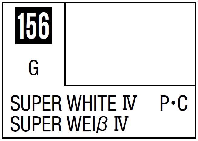 Mr Hobby Mr. Color C156 Super White IV - (Gloss) 10ml