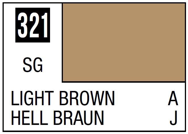 Mr Hobby Mr. Color C321 Light Brown  - (Semi Gloss) 10ml