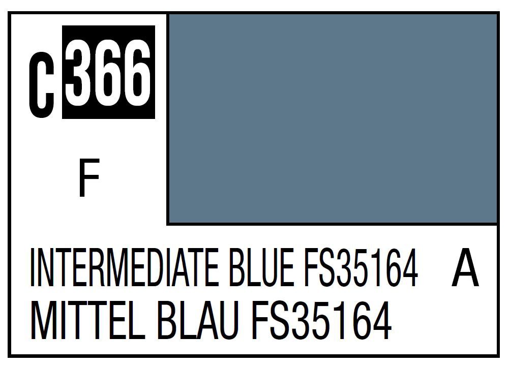 Mr Hobby Mr. Color C366 Intermediate Blue FS35164 (Flat) 10ml