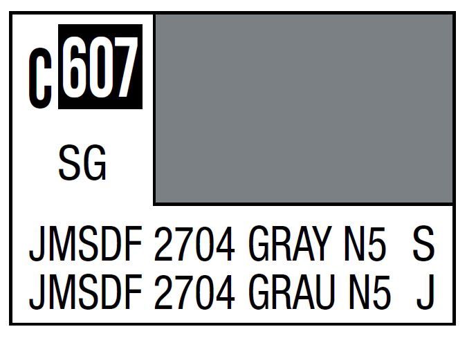 Mr Hobby Mr. Color C607 IJN JMSDF 2704 Gray N5 (Flat) 10ml