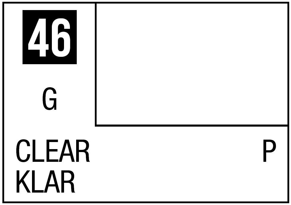 Mr Hobby Mr. Color C046 Gloss Clear - (Gloss) 10ml