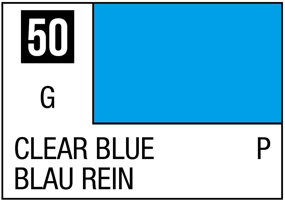 Mr Hobby Mr. Color C050 Clear Blue - (Gloss) 10ml