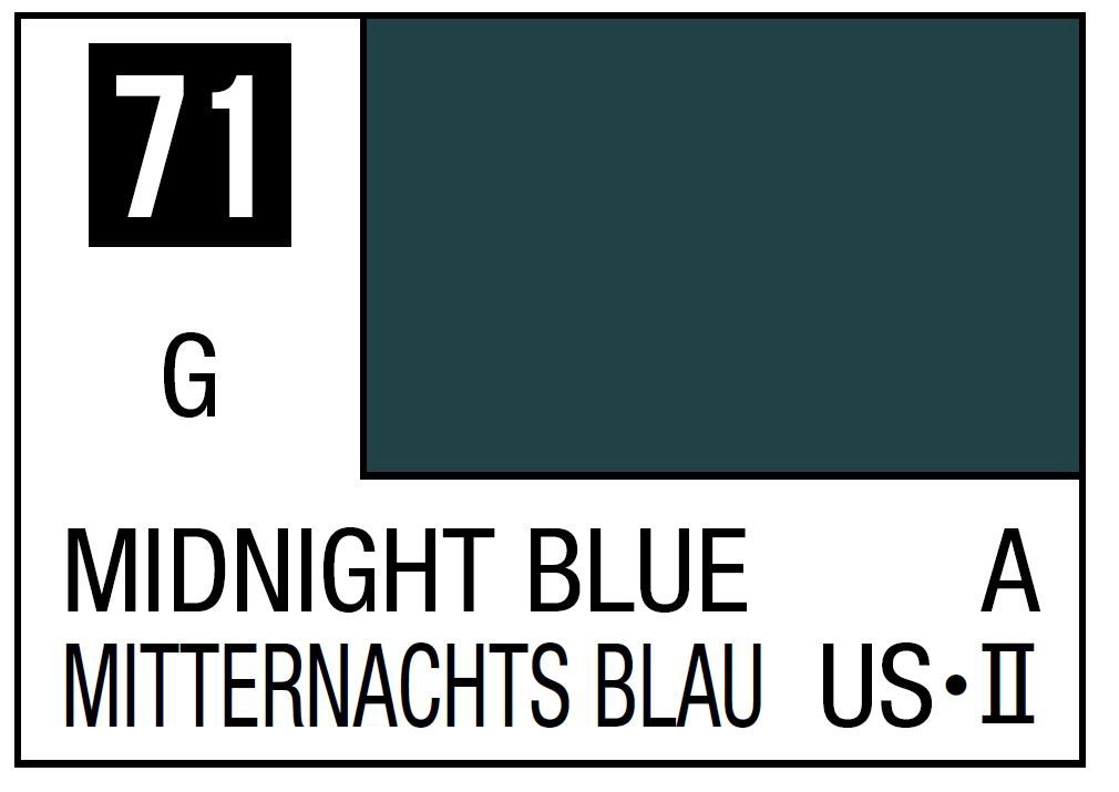 Mr Hobby Mr. Color C071 Midnight Blue - (Gloss) 10ml
