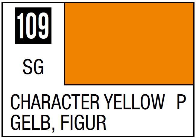 Mr Hobby Mr. Color C109 Character Yellow - (Semi Gloss) 10ml