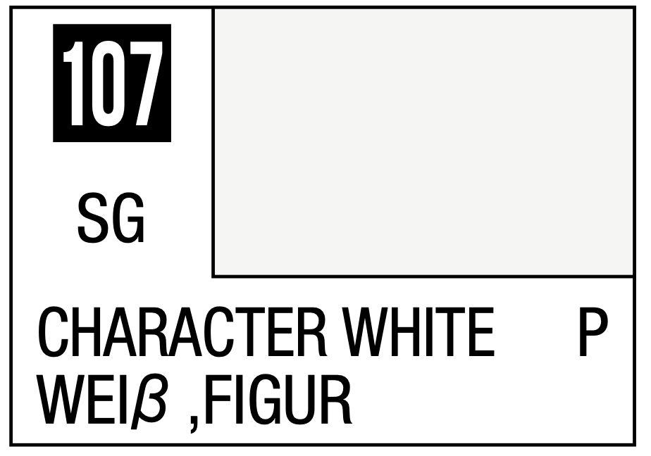 Mr Hobby Mr. Color C107 Character White - (Semi Gloss) 10ml