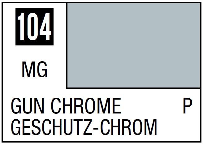 Mr Hobby Mr. Color C104 Gun Chrome - (Metallic) 10ml