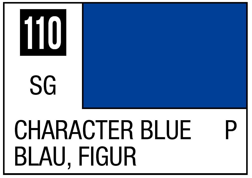 Mr Hobby Mr. Color C110 Character Blue - (Semi Gloss) 10ml