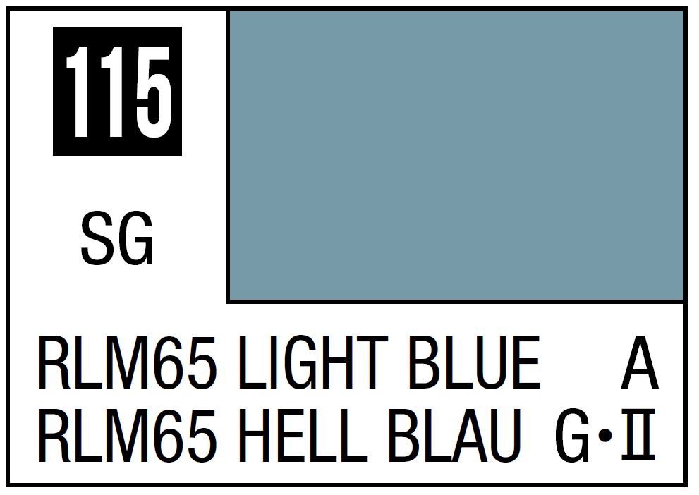 Mr Hobby Mr. Color C115 RLM65 Light Blue - (Semi Gloss) 10ml