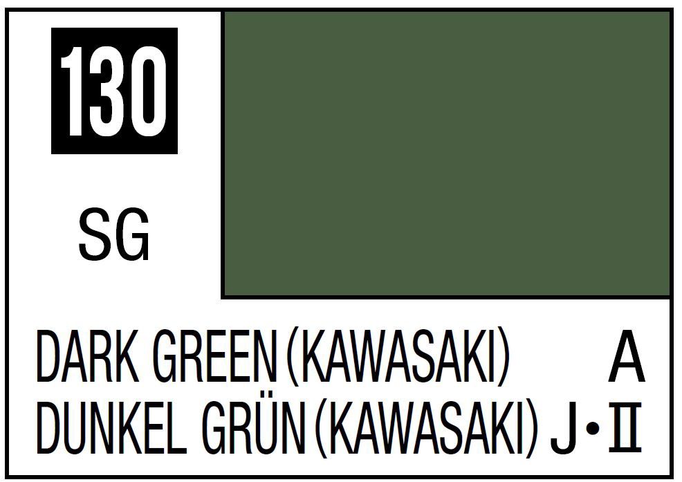 Mr Hobby Mr. Color C130 Dark Green (Kawasaki) - (Semi Gloss) 10ml